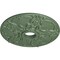 Ekena Millwork Norwich Ceiling Medallion (Fits Canopies up to 4 1/2"), 18"OD x 3 1/2"ID x 1 3/8"P, Athenian Green CM18NOAGF - alternate 4